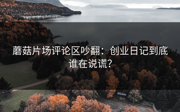 蘑菇片场评论区吵翻：创业日记到底谁在说谎？